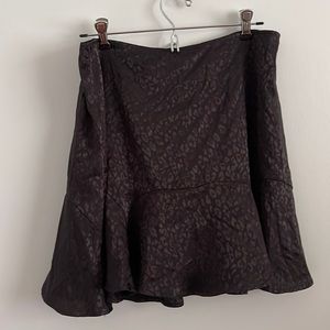 Leopard print skirt